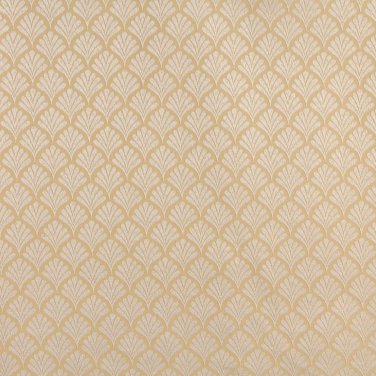 B662 Gold, Fan Jacquard Woven Upholstery Fabric By The Yard | 54"" Wide
