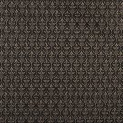 B669 Black, Diamond Cameo Jacquard Woven Upholstery Fabric By The Yard | 54"" Wide