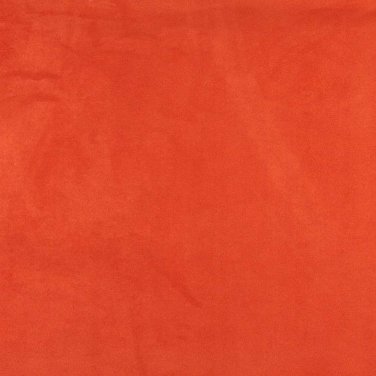 54"" Wide C069 Orange, Microsuede Upholstery Grade Fabric By The Yard