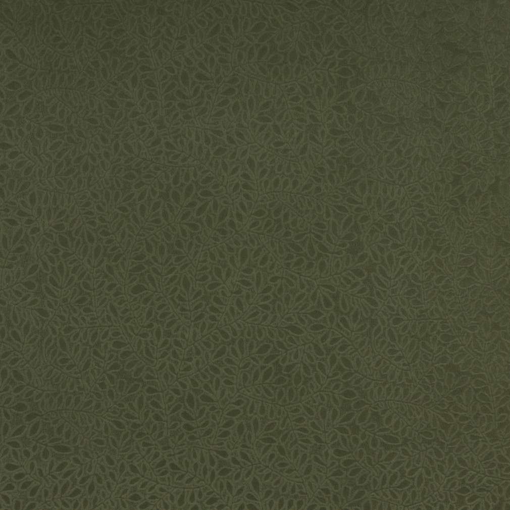 54"" C317 Dark Green leaves and Vines, Stain Resistant Microfiber