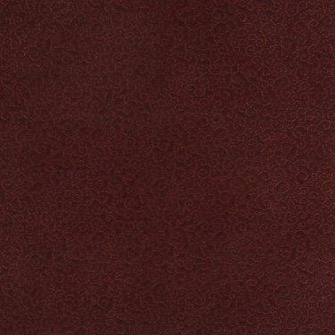 54"" C336 Burgundy Swirly Scroll, Stain Resistant Microfiber Upholstery Fabric By The Yard