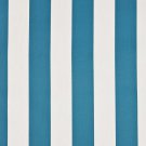 54"" D660 Aqua Blue, Striped Scotchgarded Outdoor Indoor Marine Fabric By The Yard