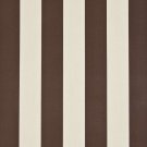 54"" D662 Brown, Striped Scotchgarded Outdoor Indoor Marine Fabric By The Yard