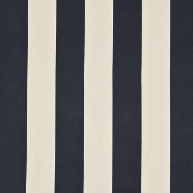 54"" D663 Dark Blue, Striped Scotchgarded Outdoor Indoor Marine Fabric By The Yard