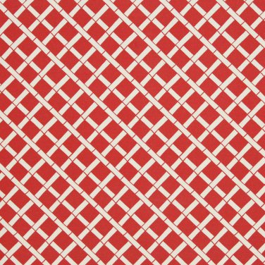 54"" D664 Red, Diamond Scotchgarded Outdoor Indoor Marine Fabric By The Yard
