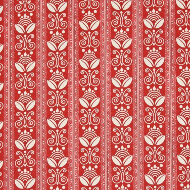 54"" D672 Red, Striped Scotchgarded Outdoor Indoor Marine Fabric By The Yard