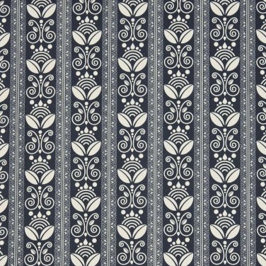 54"" D674 Dark Blue, Striped Scotchgarded Outdoor Indoor Marine Fabric By The Yard