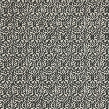 54"" D686 Black, Zebra Scotchgarded Outdoor Indoor Marine Fabric By The Yard