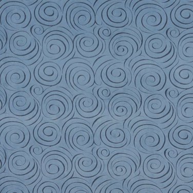 54"" D824 Blue, Abstract Swirl Microfiber Upholstery Fabric By The Yard