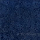 54"" D830 Dark Blue, Abstract Swirl Microfiber Upholstery Fabric By The Yard