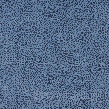 54"" D836 Blue Indented Animal Spots Microfiber Upholstery Fabric By The Yard
