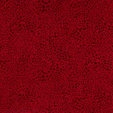 54"" D846 Red Indented Animal Spots Microfiber Upholstery Fabric By The Yard