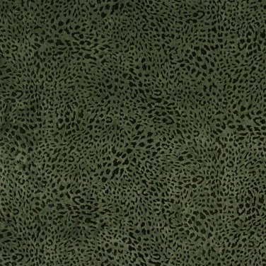 54"" D847 Dark Green Indented Animal Spots Microfiber Upholstery Fabric By The Yard