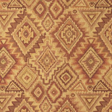 54"" E100 Southwestern, Navajo, Lodge Style Upholstery Grade Fabric By The Yard