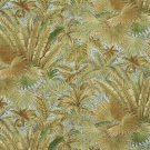 54"" E349 Blue And Green, Floral Leaf Outdoor Indoor Marine Fabric By The Yard