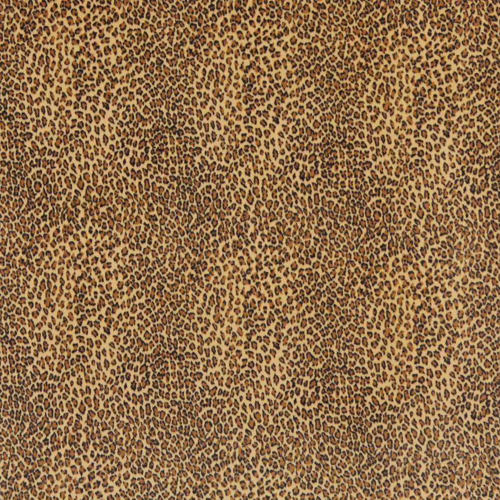 54"" E400 Yellow, Leopard, Animal Print, Microfiber Upholstery Fabric By The Yard