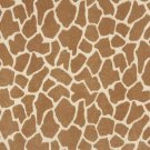 54"" E406 Beige, Giraffe, Animal Print Microfiber Upholstery Fabric By The Yard