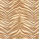 54"" E407 Beige, Tiger, Animal Print Microfiber Upholstery Fabric By The Yard