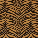 54"" E416 Gold And Black, Tiger, Animal Print Microfiber Upholstery Fabric By The Yard