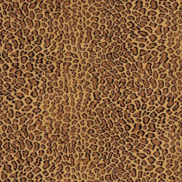 54"" E417 Gold And Brown, Leopard, Animal Print Microfiber Upholstery Fabric By The Yard