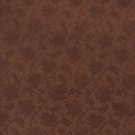 54"" E502 Brown, Floral Jacquard Woven Upholstery Grade Fabric By The Yard