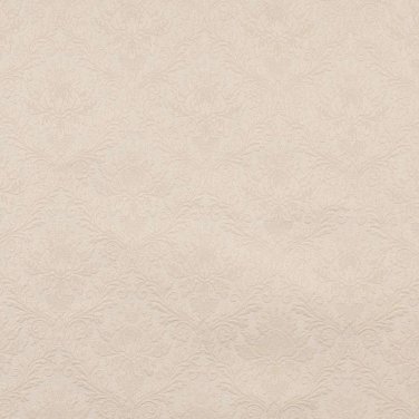 54"" E543 Off White, Floral Jacquard Woven Upholstery Grade Fabric By The Yard