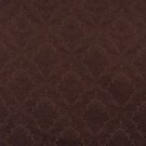 54"" E544 Brown, Floral Jacquard Woven Upholstery Grade Fabric By The Yard