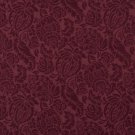 54"" E554 Burgundy, Floral Jacquard Woven Upholstery Grade Fabric By The Yard