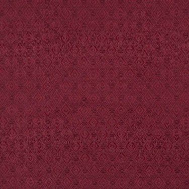 54"" E563 Burgundy, Diamond Jacquard Woven Upholstery Grade Fabric By The Yard