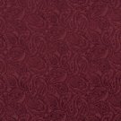 54"" E572 Burgundy, Paisley Jacquard Woven Upholstery Grade Fabric By The Yard