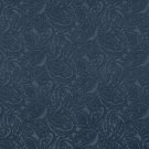 54"" E574 Blue, Paisley Jacquard Woven Upholstery Grade Fabric By The Yard