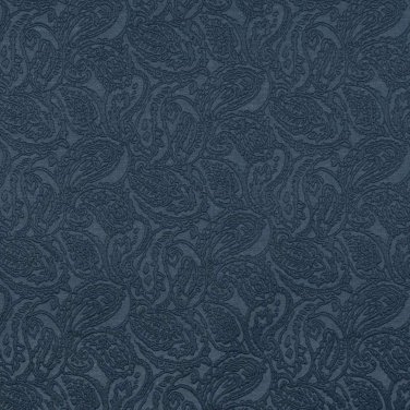 54"" E574 Blue, Paisley Jacquard Woven Upholstery Grade Fabric By The Yard