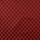 54"" E611, Diamond Red, Gold And Green Damask Upholstery And Window Treatment Fabric By The Yard