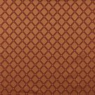 54"" E613, Diamond Orange, Red And Gold Damask Upholstery And Window Treatment Fabric By The Yard