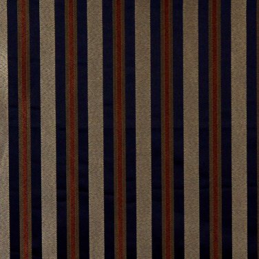 54"" E624 Striped Navy Blue Yellow Green Damask Upholstery Window Treatment Fabric By The Yard