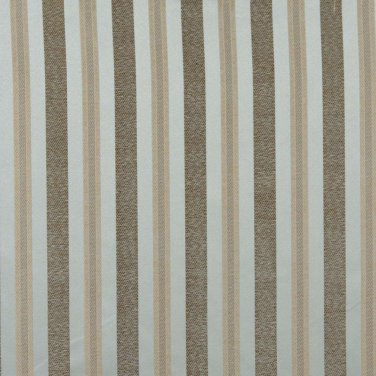 54"" E631, Striped Light Blue And Gold Damask Upholstery And Window Treatment Fabric By The Yard