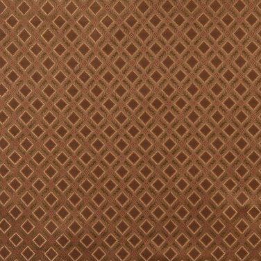 54"" E633, Diamond Green, Brown And Gold Damask Upholstery And Window Treatment Fabric By The Yard