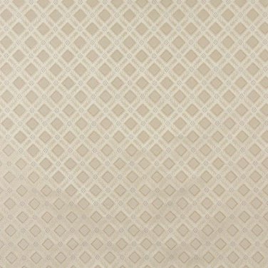 54"" E634, Diamond Ivory And Silver Damask Upholstery And Window Treatment Fabric By The Yard