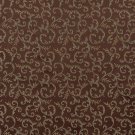 54"" E646 Abstract Floral Brown Green Gold Damask Upholstery Window Treatment Fabric By The Yard