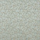 54"" E647 Abstract Floral Light Blue Gold Damask Upholstery Window Treatment Fabric By The Yard