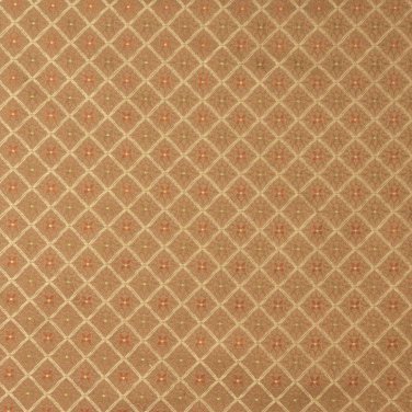 54"" E657, Diamond Green, Brown And Gold Damask Upholstery And Window Treatment Fabric By The Yard