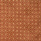54"" E661, Diamond Orange, Red And Gold Damask Upholstery And Window Treatment Fabric By The Yard