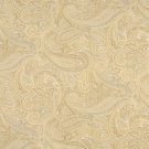 54"" Wide F323 Gold And Green, Paisley Contemporary Upholstery Grade Fabric By The Yard