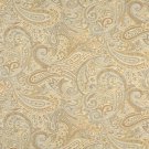 54"" Wide F325 Gold, Blue And Bronze, Paisley Contemporary Upholstery Grade Fabric By The Yard