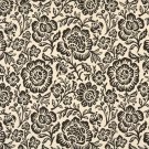 F405 Dark Brown And Beige Floral Matelasse Reversible Upholstery Fabric By The Yard | Width: 54""
