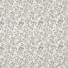 F414 Blue And Beige Floral Matelasse Reversible Upholstery Fabric By The Yard | Width: 54""