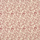 F415 Red And Beige Floral Matelasse Reversible Upholstery Fabric By The Yard | Width: 54""