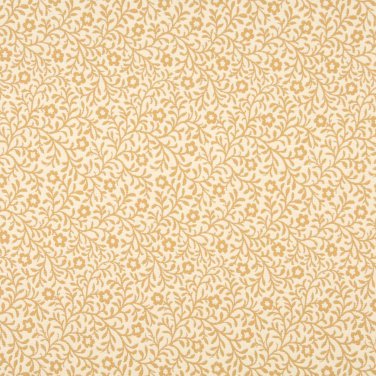 F424 Gold And Beige Floral Matelasse Reversible Upholstery Fabric By The Yard | Width: 54""