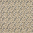 54"" F702 Beige Blue Leaf Floral Heavy Duty Crypton Commercial Grade Upholstery Fabric By The Yard