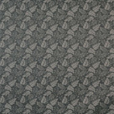 54"" F711 Grey, Leaf Floral Heavy Duty Crypton Commercial Grade Upholstery Fabric By The Yard
